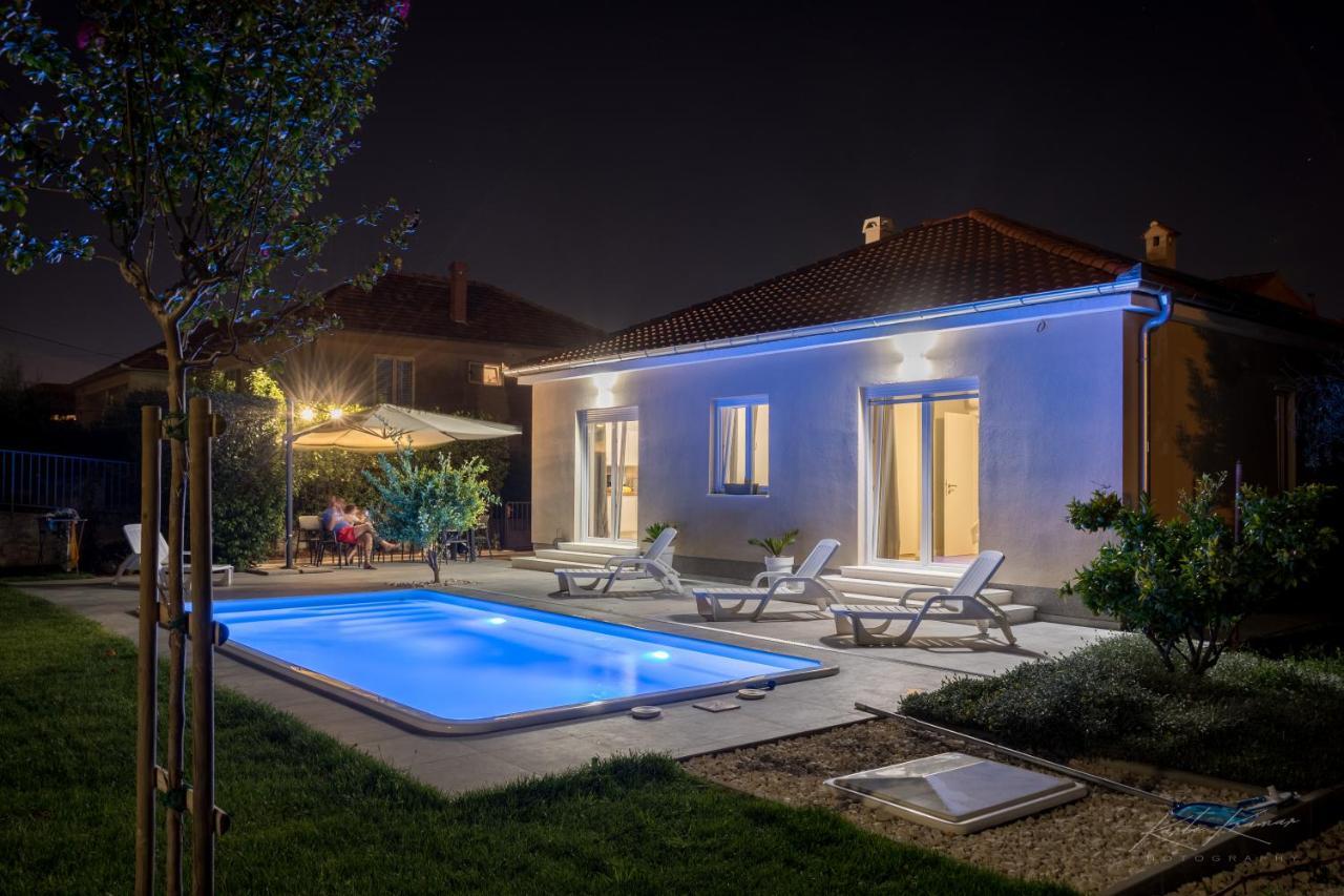 Вилла Tony'S House With Private Pool, Garden And Parking Задар Экстерьер фото