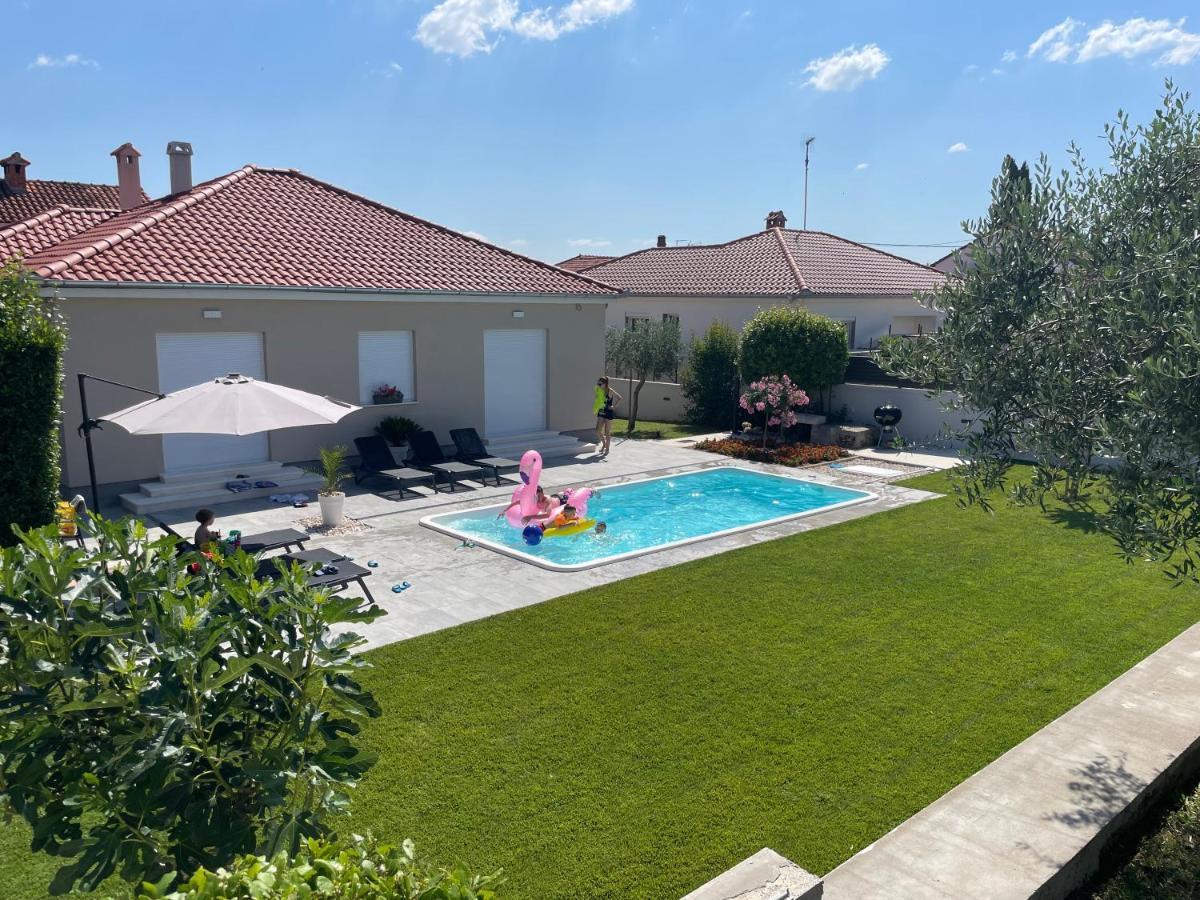 Вилла Tony'S House With Private Pool, Garden And Parking Задар Экстерьер фото